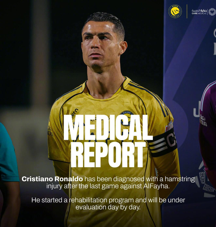 500彩票网机构-利雅得胜利官宣C罗腿筋受伤,已启动康复计划|克里斯蒂亚诺·罗纳尔多|利雅得胜利官方|葡萄牙|费哈|葡萄牙足球队_新浪体育_新浪新闻